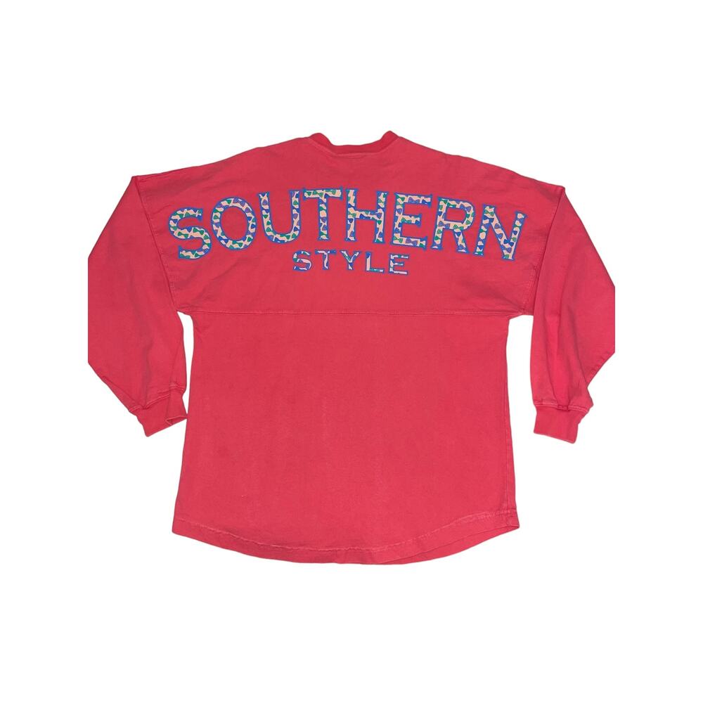 Southern Style with Bowties! Long sleeve‎ thick cotton T-shirt, Oversized Small
